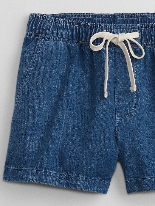 Image number 6 showing, 3.5" Denim Pull-On Shorts