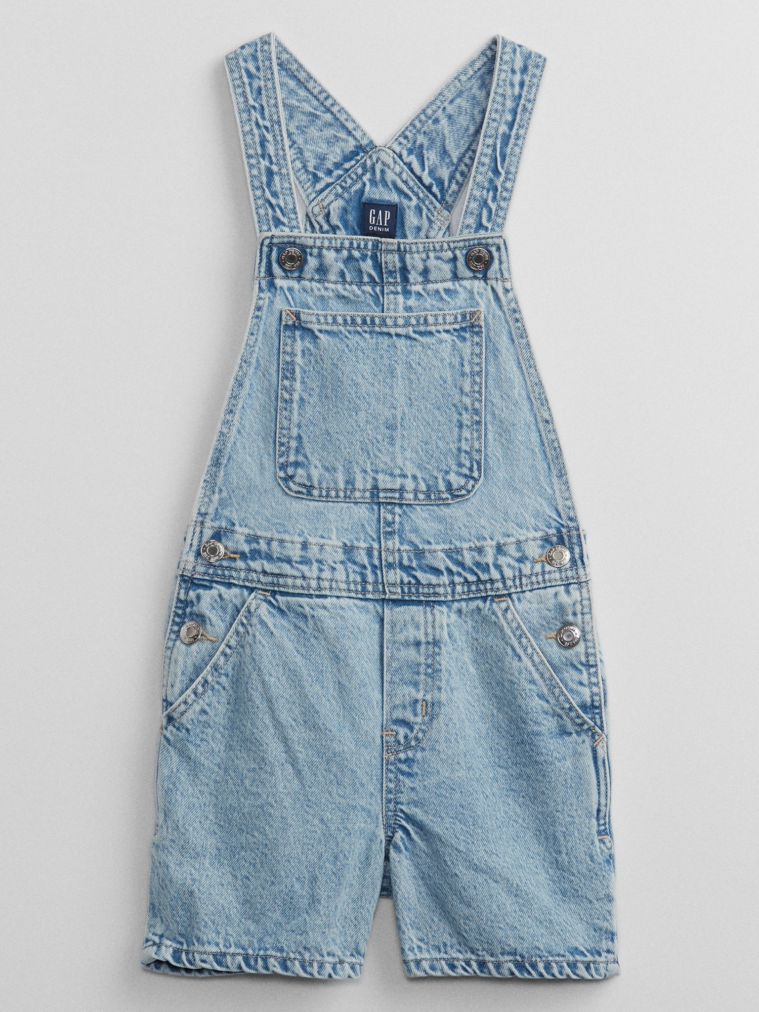 Kids Denim Shortalls