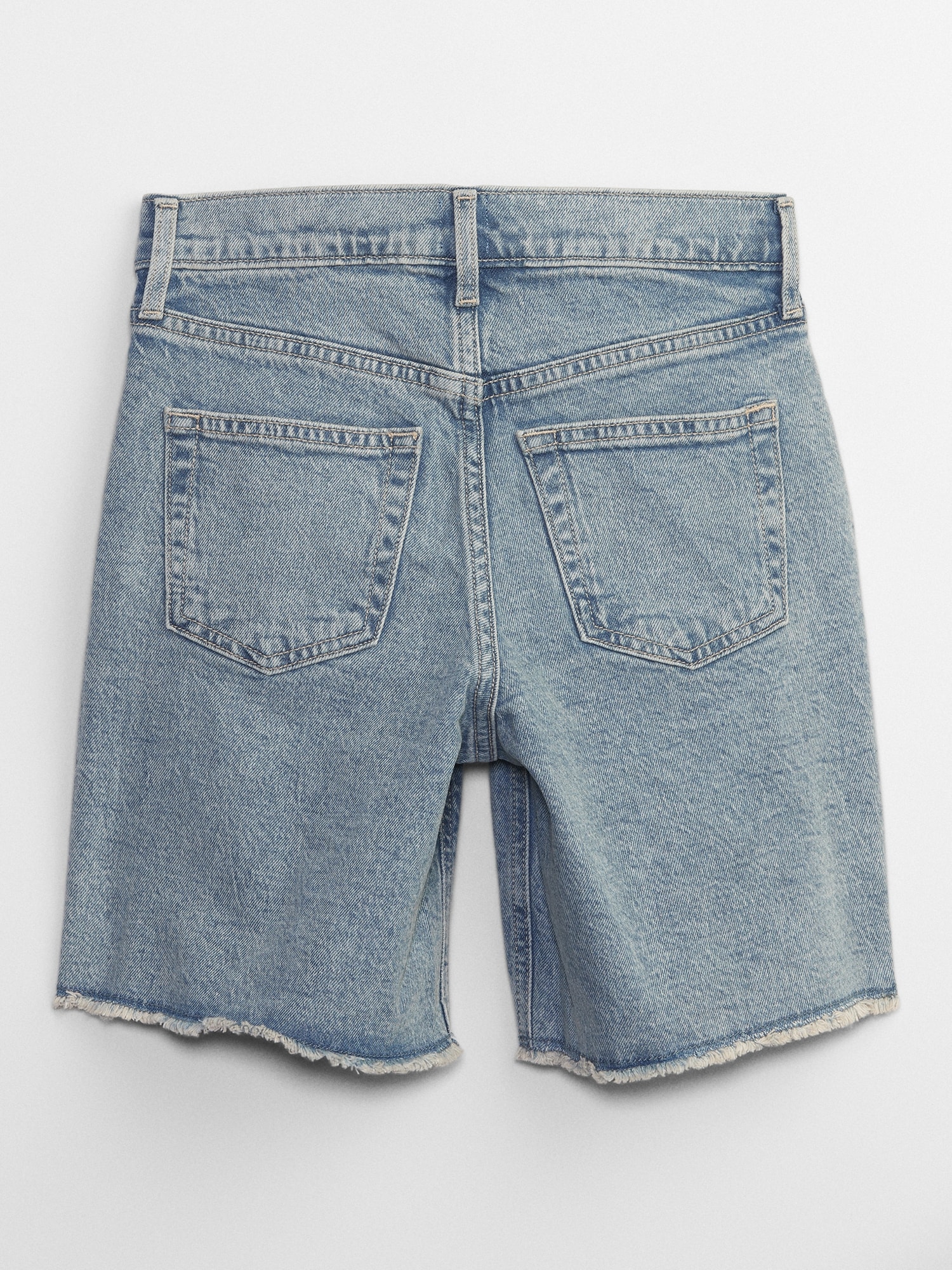 Kids High Rise Denim '90s Loose Bermuda Shorts | Gap Factory