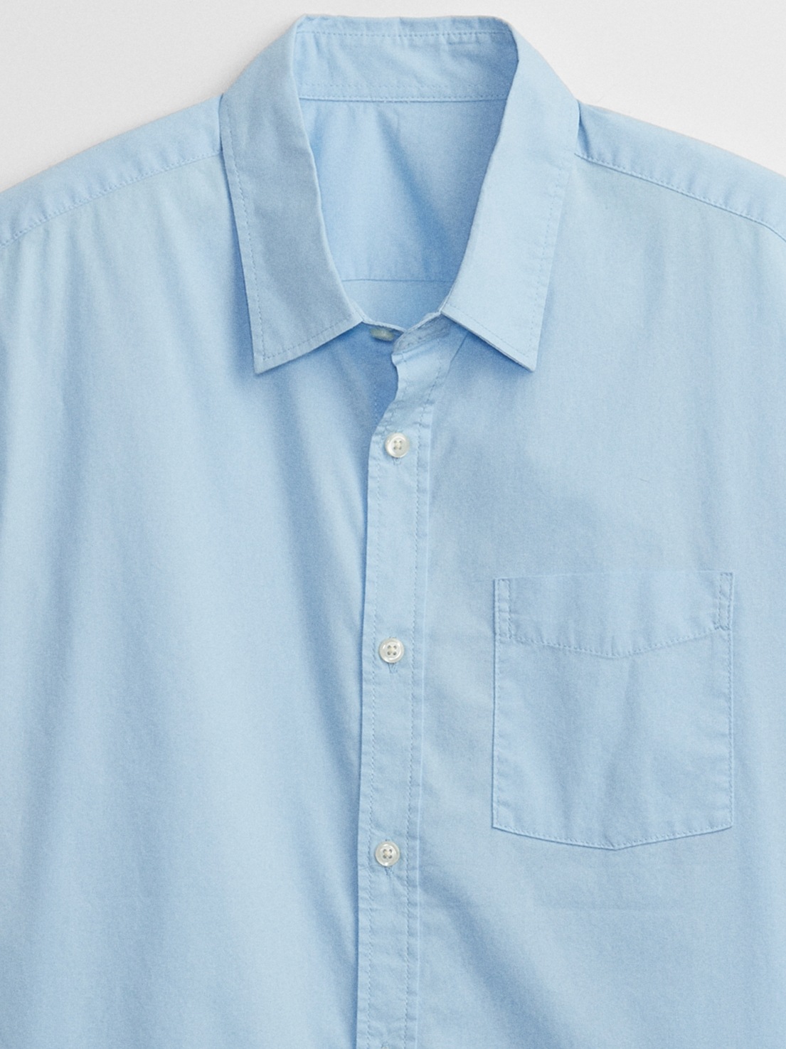 Stretch Poplin Shirt in Slim Fit | Gap Factory