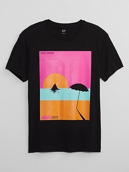 Jaws Graphic T Shirt Gap Factory