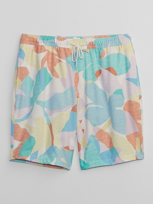 Image number 3 showing, 8" Print Swim Trunks