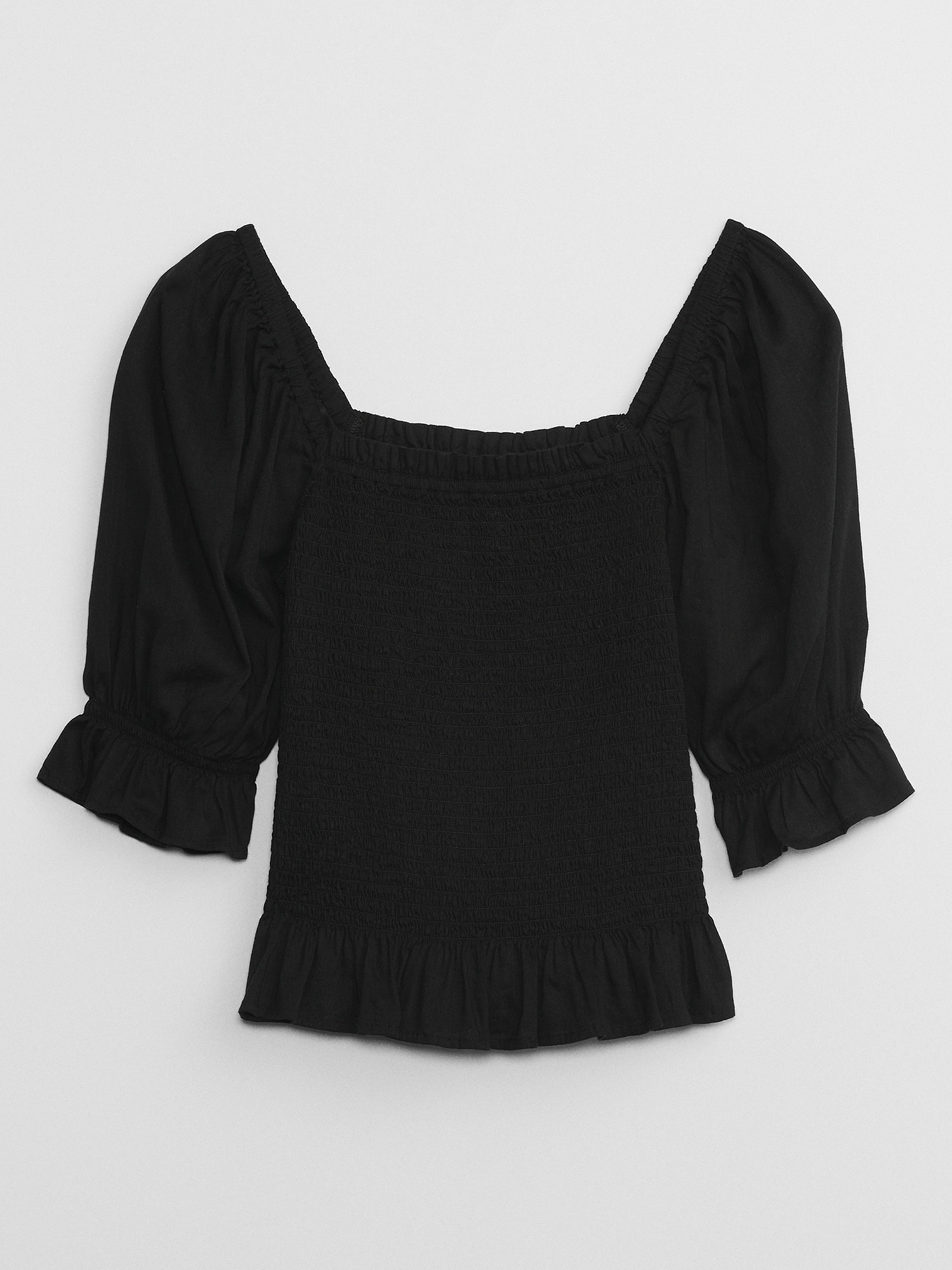 Smocked Peplum Top | Gap Factory