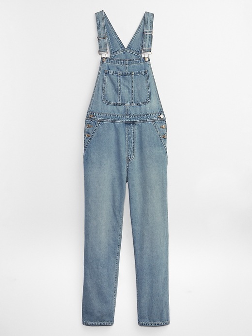 Relaxed Denim Overalls with Washwell™ | Denim overalls, Overalls, Mom shirts