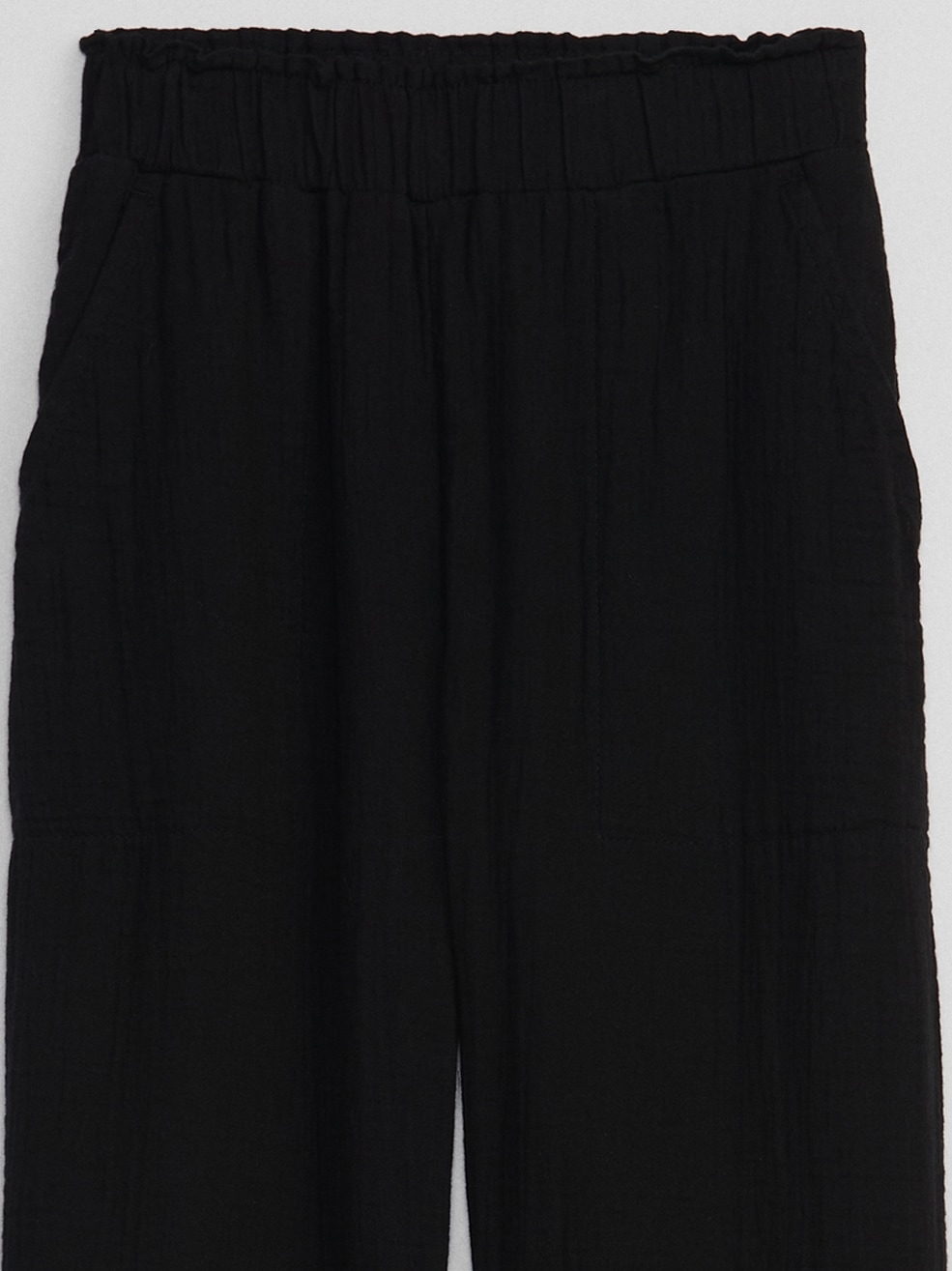 Mid Rise Gauze Wide-Leg Pull-On Pants | Gap Factory