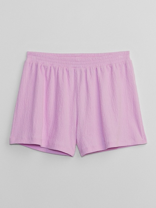 Relaxed Crinkle Cotton PJ Shorts | Gap Factory