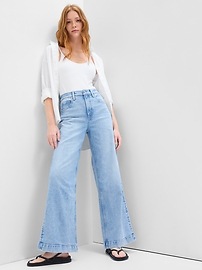 Gap high rise crop flare pants online