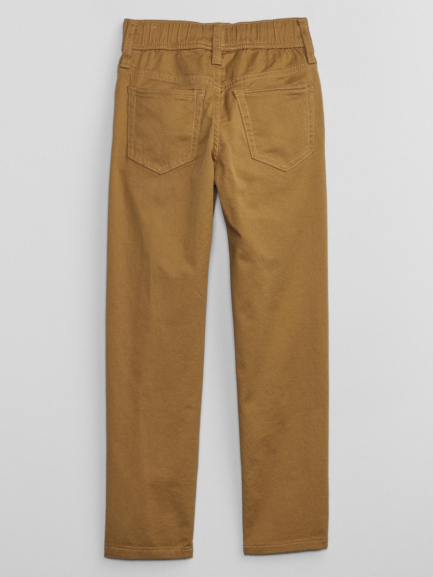 Gap Men's Cotton Khaki Slim Taper Fit Cargo Pants in Acorn Brown