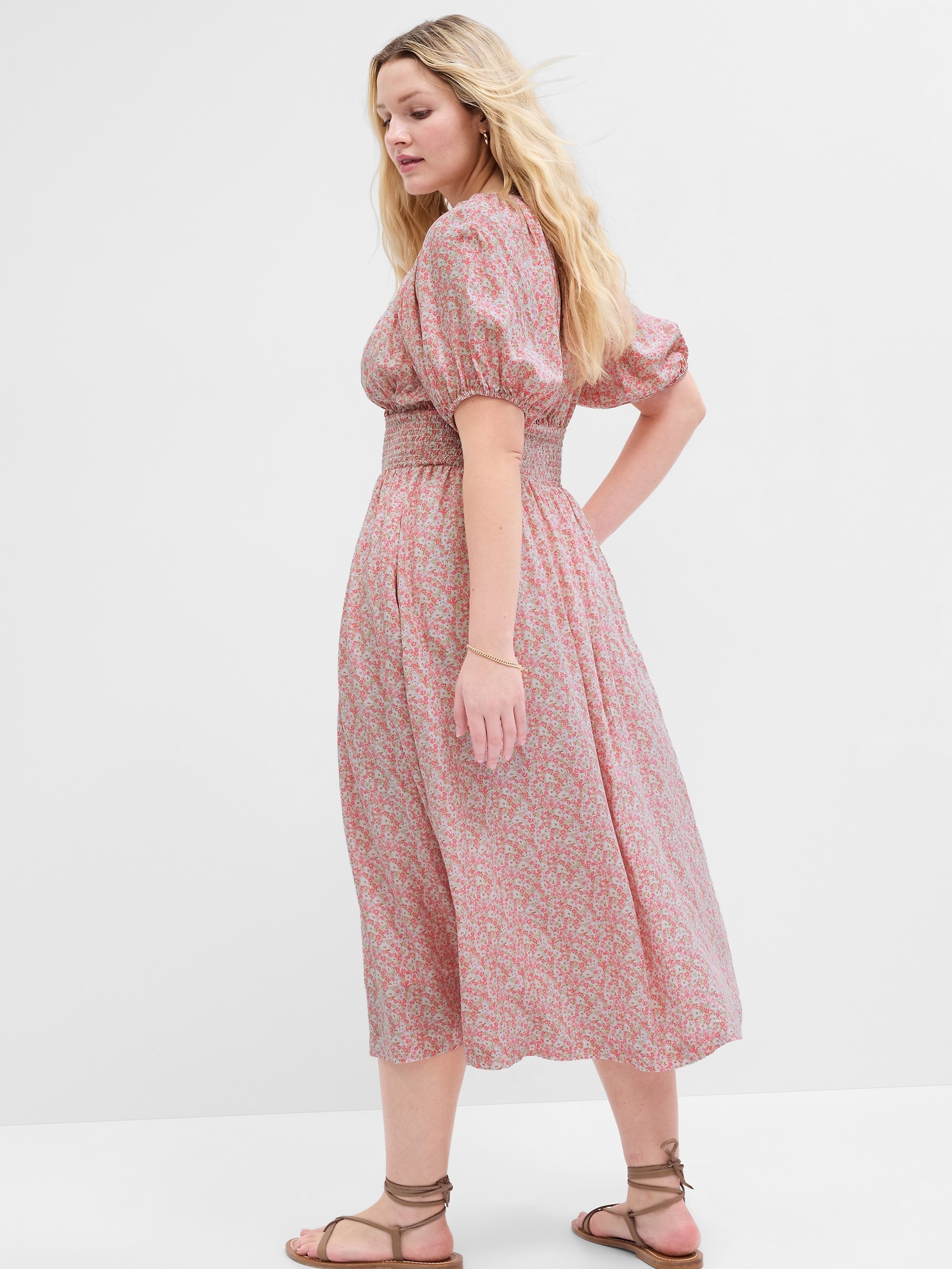 ASOS Design Petite Bust Cup Midi Tea Dress