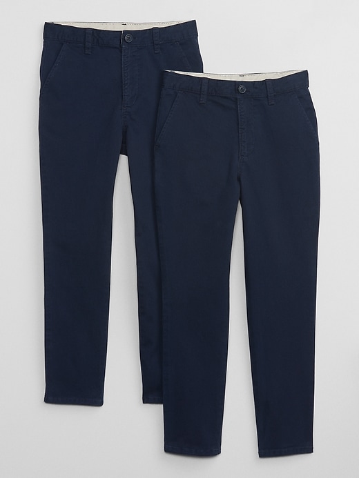Image number 1 showing, Kids Lived-In Uniform Chinos (2-Pack)