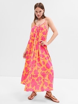 Print Cami Maxi Dress | Gap Factory