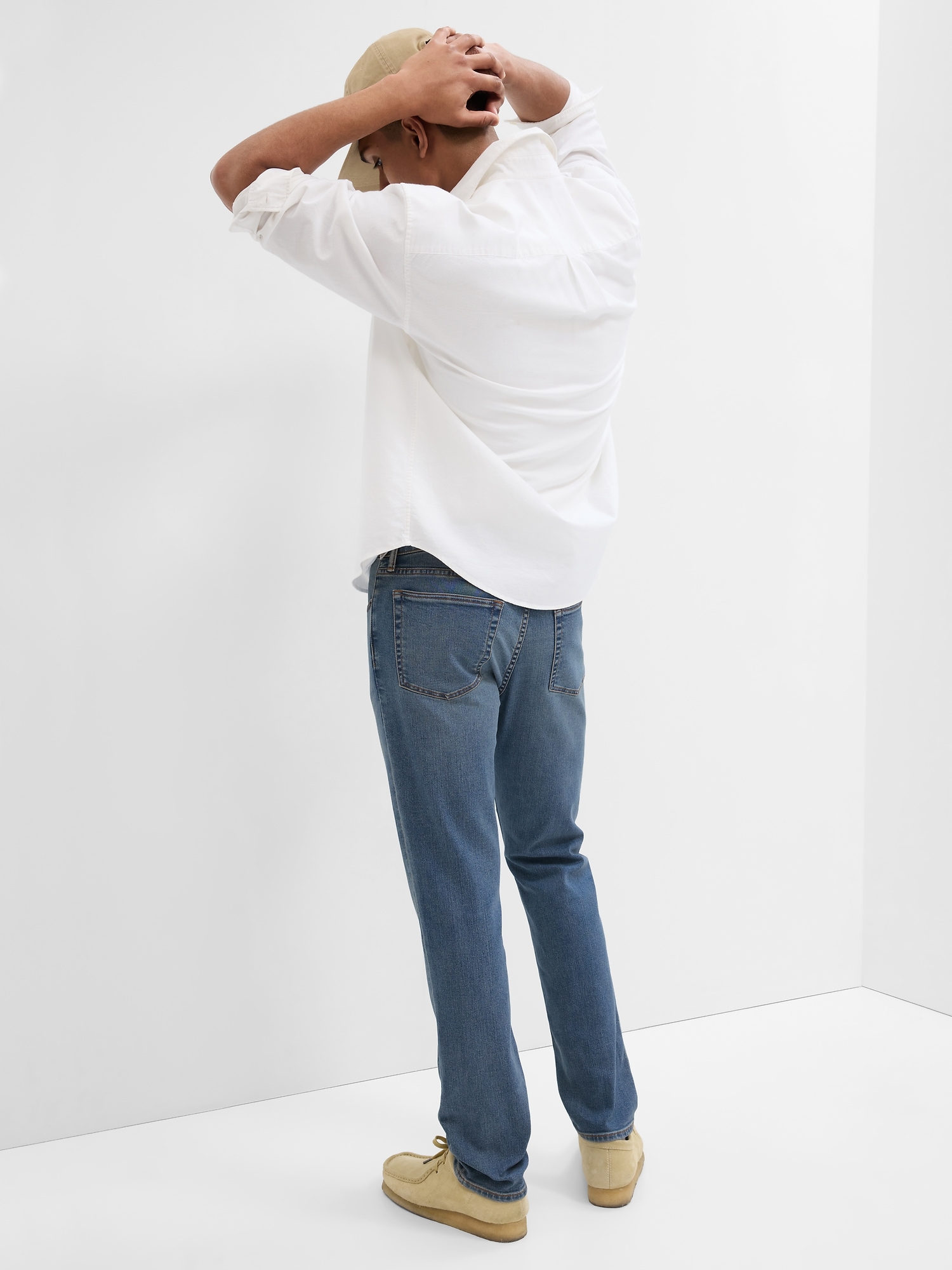 Gap Slim Jeans In Gapflex With Washwell Rinse