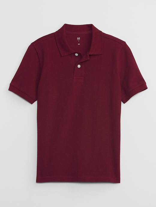 Image number 5 showing, Kids Uniform Pique Polo Shirt