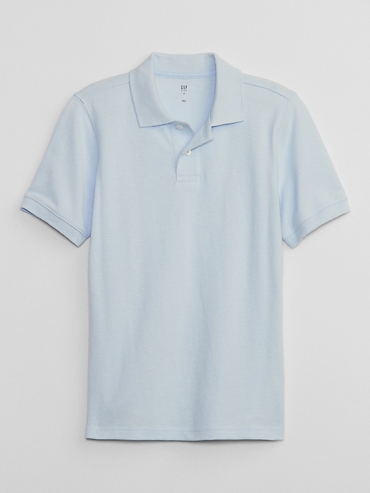 Image number 4 showing, Kids Uniform Pique Polo Shirt