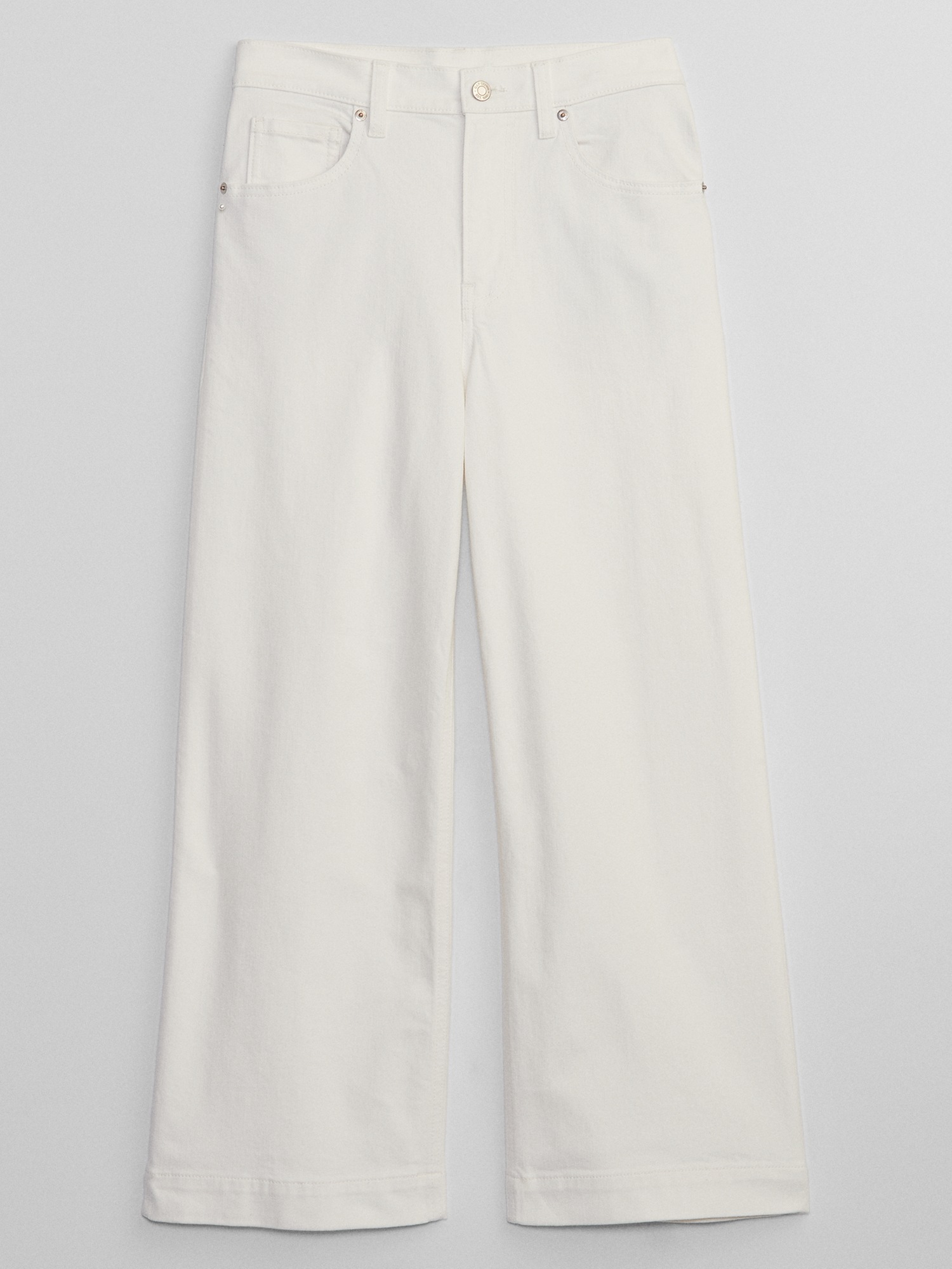 High Rise Wide-Leg Crop Jeans | Gap Factory