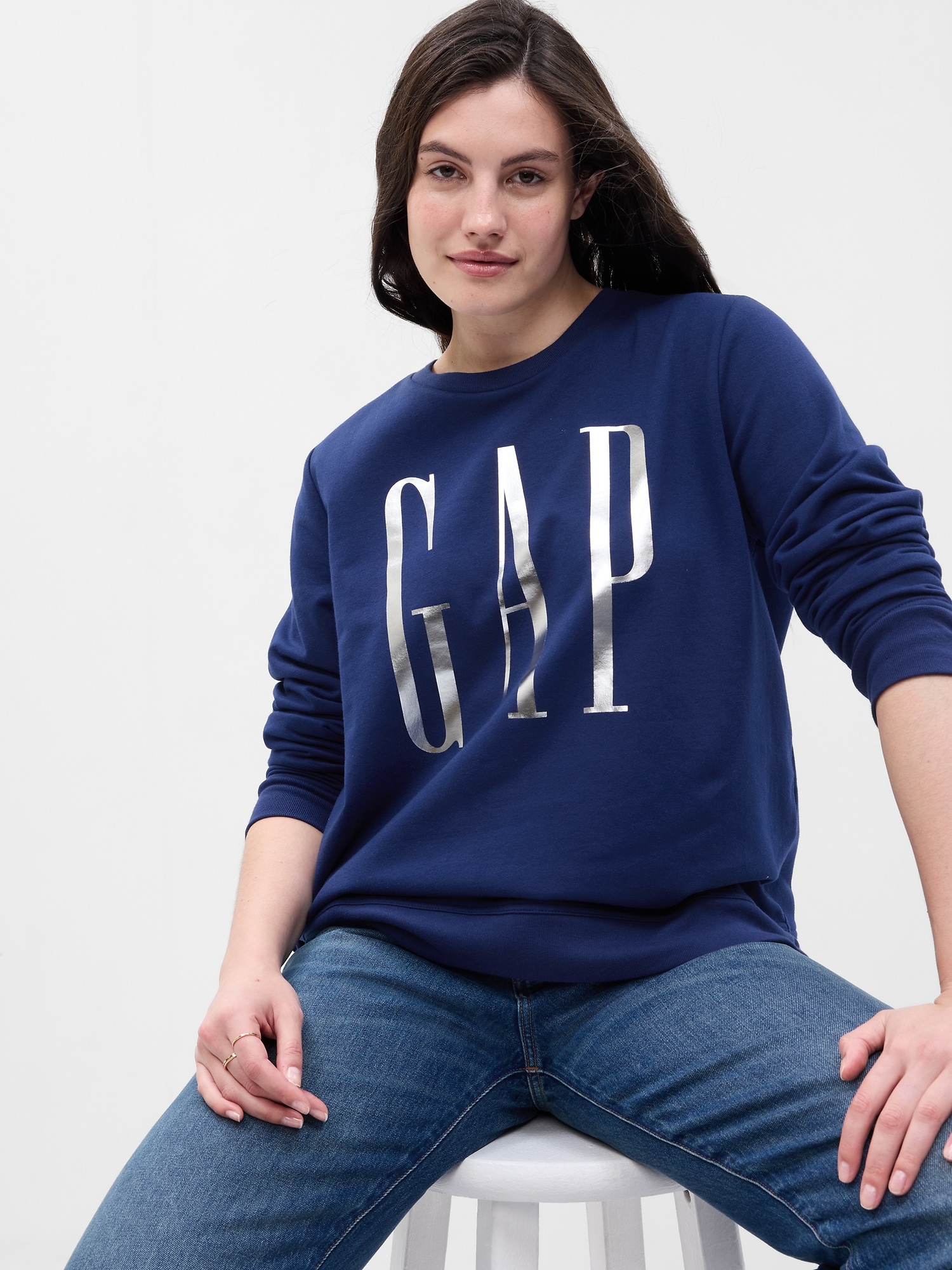 Gap Logo Sweatshirt Gap Factory