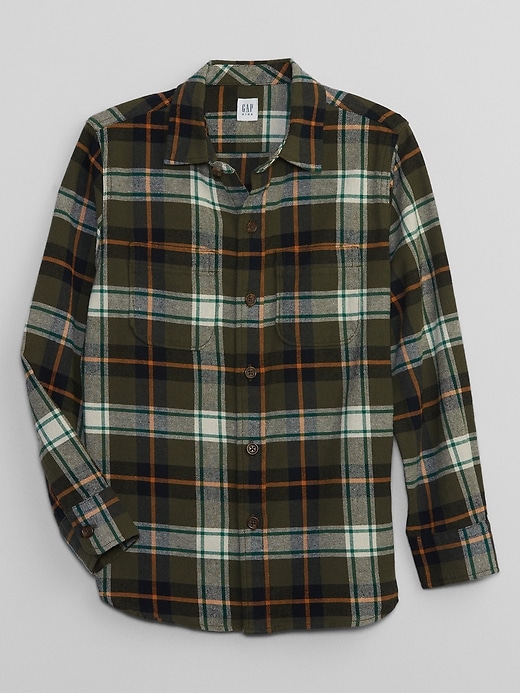 Image number 7 showing, Kids Plaid Flannel Shirt