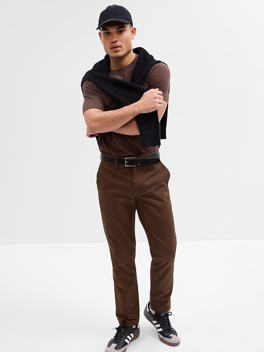 Image number 4 showing, GapFlex Essential Khakis in Slim Fit