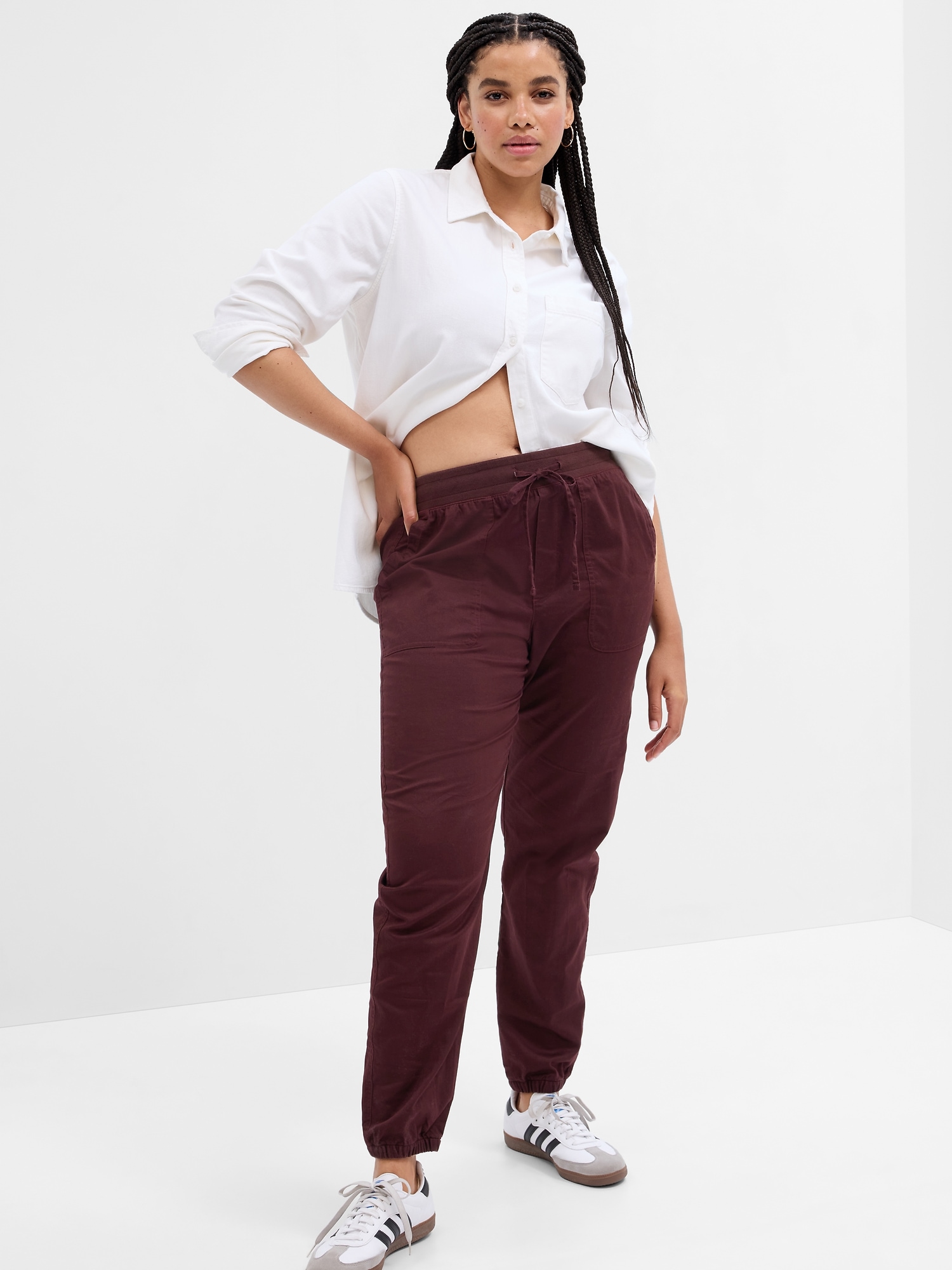 Women's Clearance Boulevard Brushed Twill Straight Leg Pant made with  Organic Cotton
