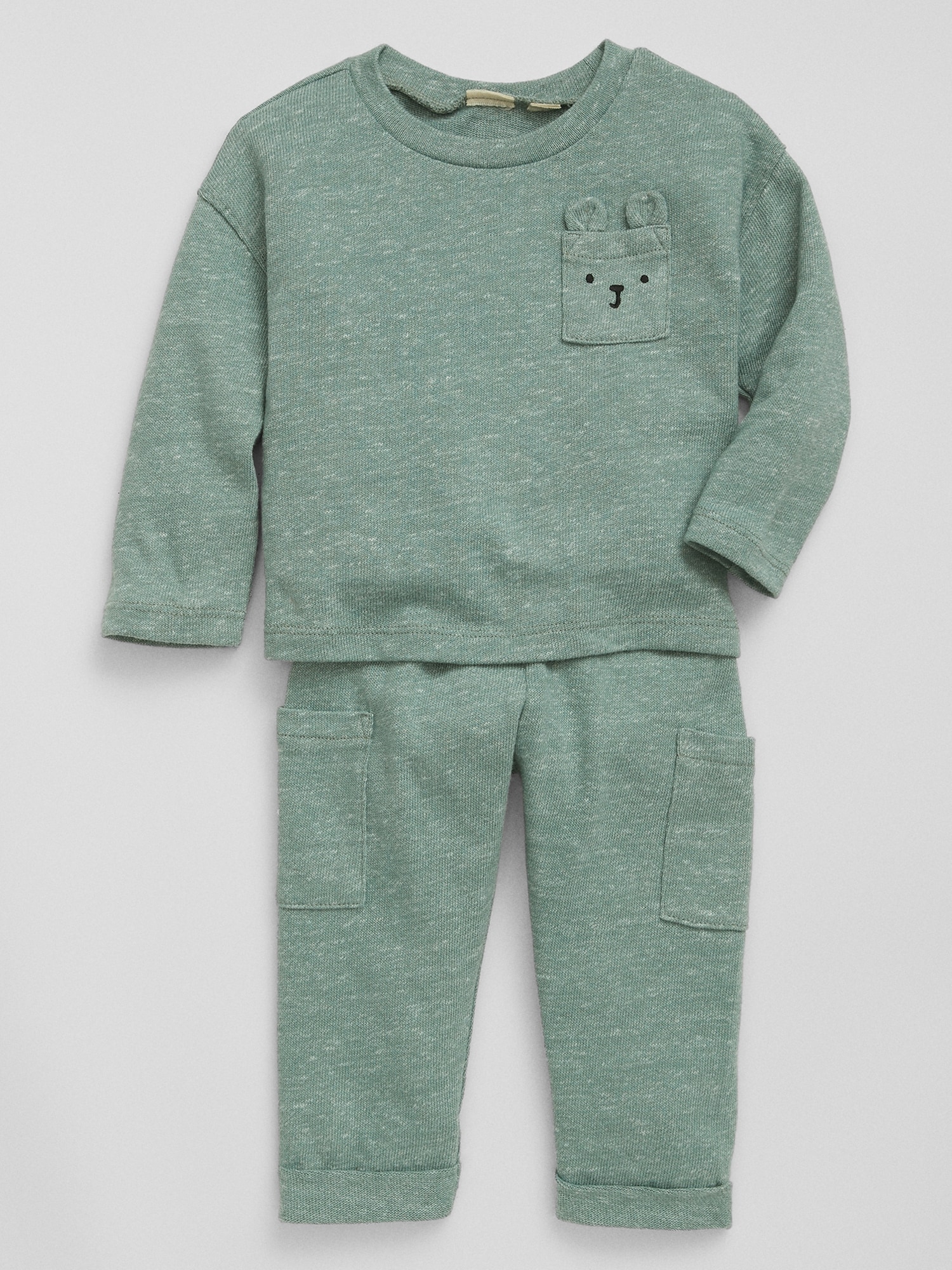 Baby Pocket Bear Two-Piece Outfit Set | Gap Factory