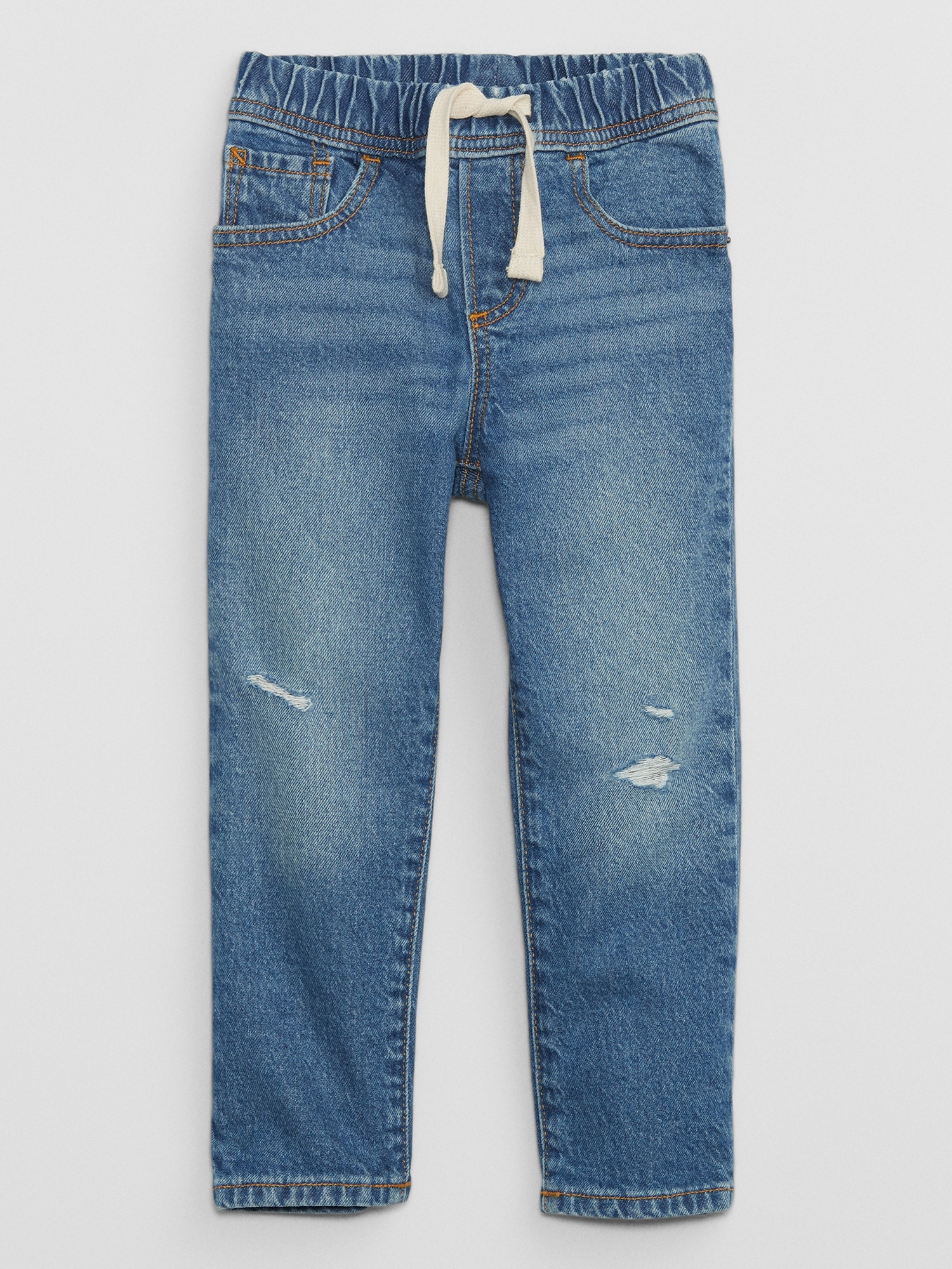 babyGap Distressed Slim Pull-On Jeans