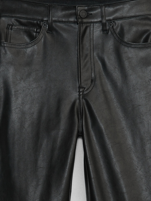 Vegan/Faux Leather Pants For Men - Denimology