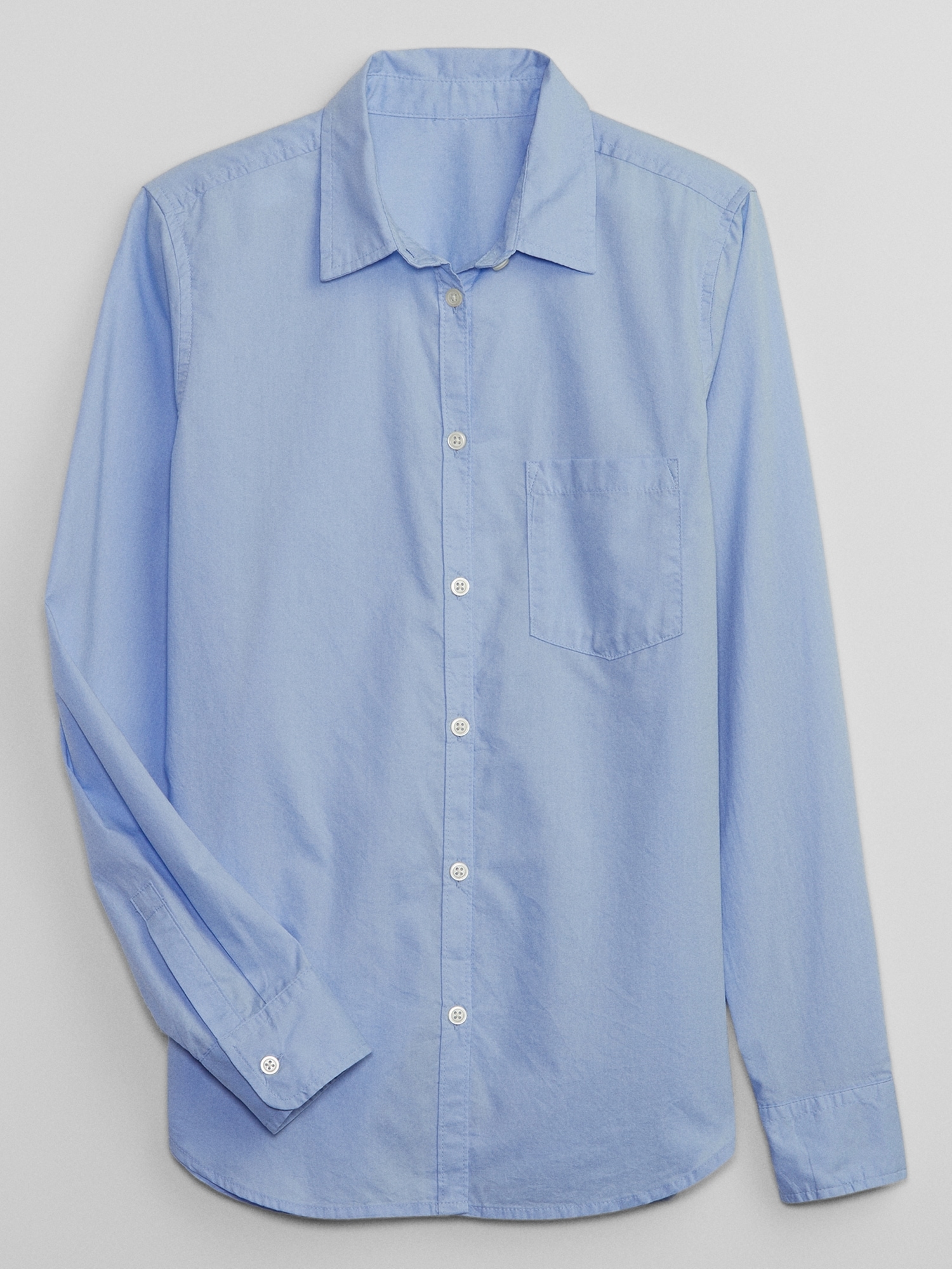 LIGHT BLUE COTTON SHIRT