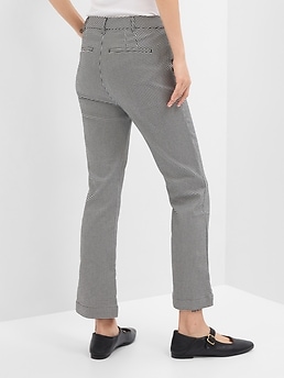 KIHOUT Pants For Women Deals Printed High Waist Loose Pocket Straight Long  Pants