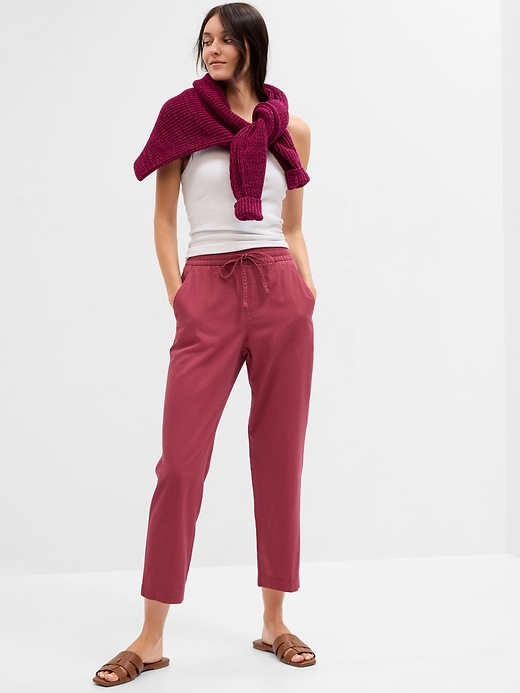 Twill Easy Pants with Washwell