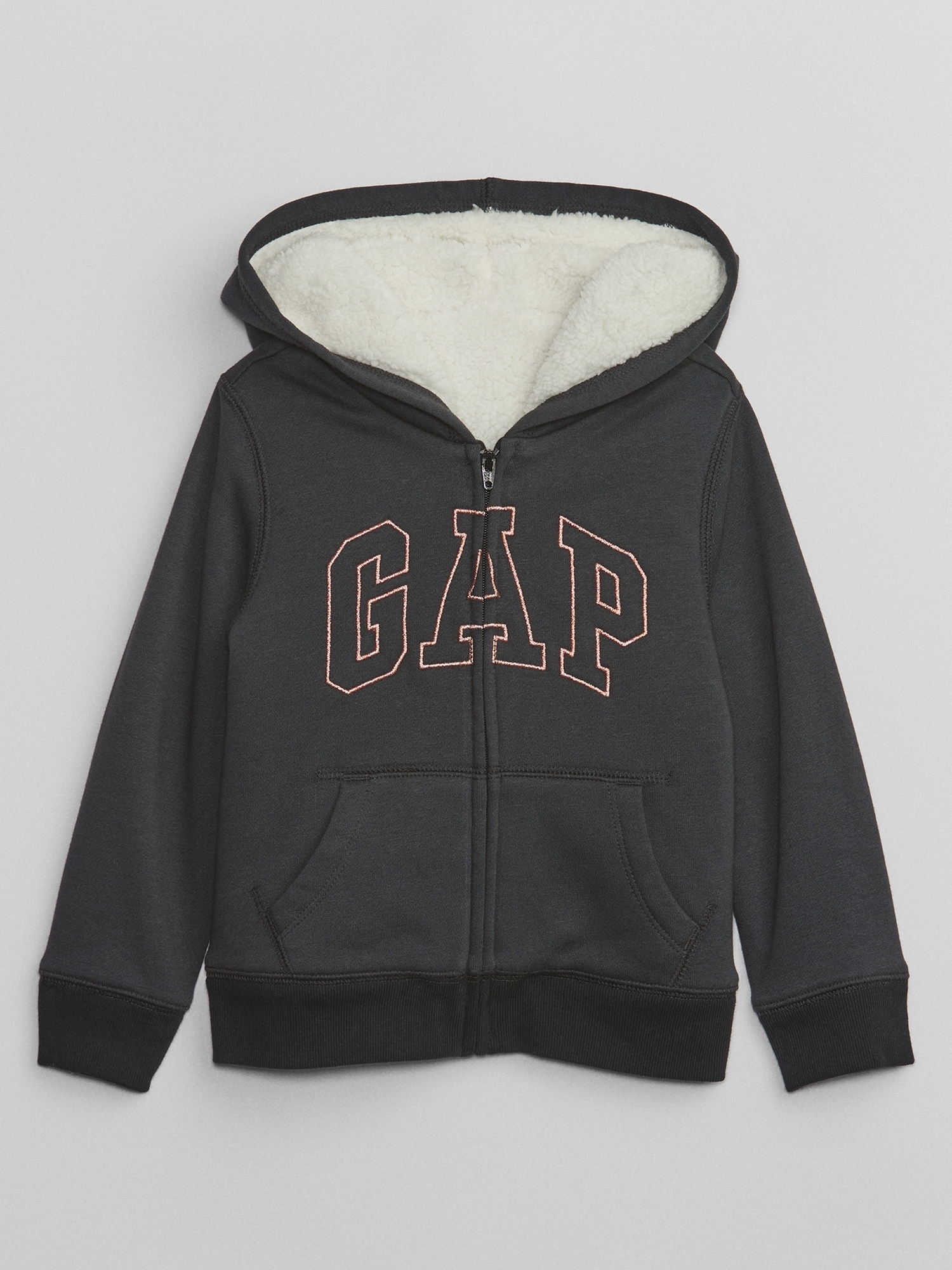 babyGap Logo Sherpa Zip Hoodie | Gap Factory