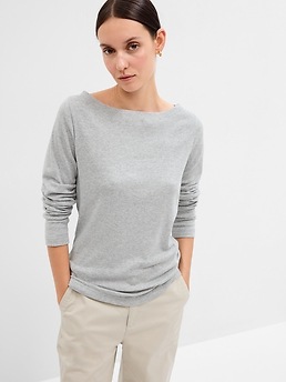 gap the bowery supersoft boat neck