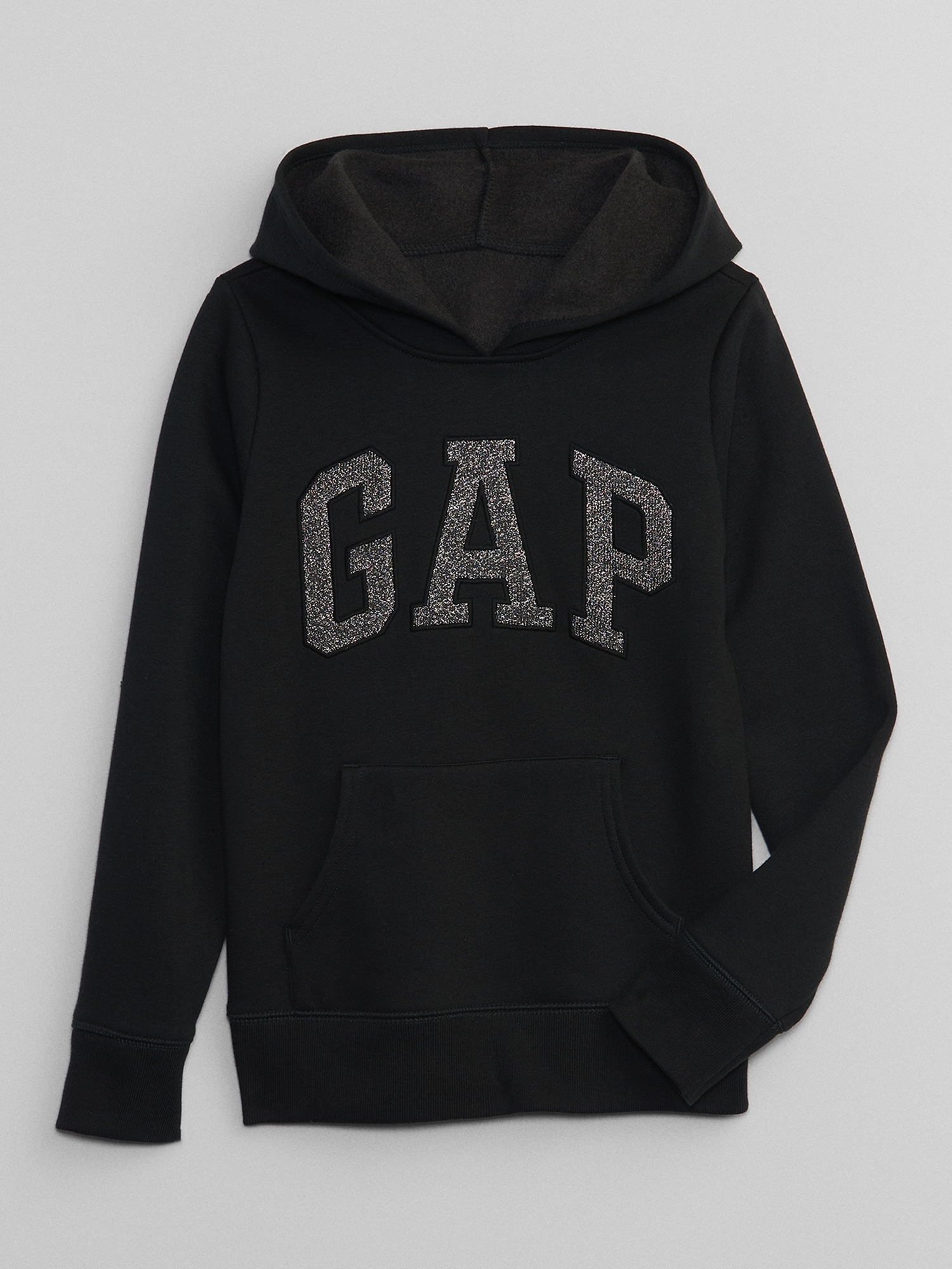 Kids Gap Glitter Logo Hoodie | Gap Factory