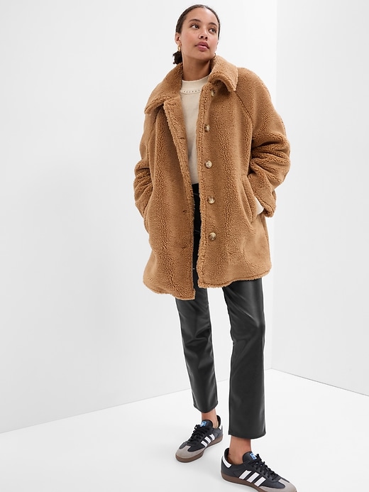 Image number 1 showing, Sherpa Coat