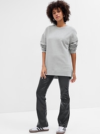 Crew neck best sale tunic sweatshirt