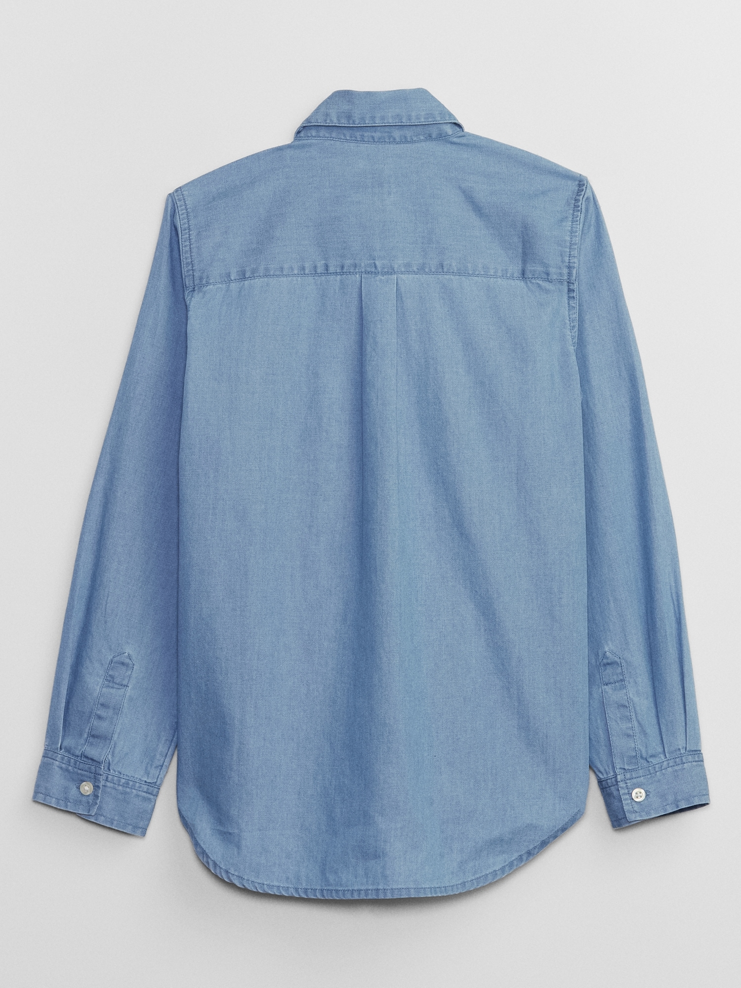 Kids Chambray Tie-Front Shirt | Gap Factory