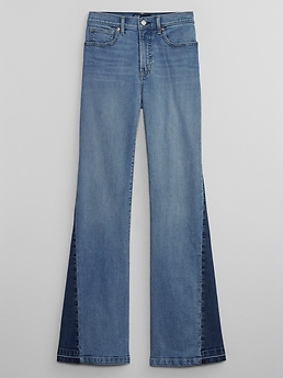 Gap x LoveShackFancy High Rise Floral '70s Flare Jeans with Washwell Indigo  Flowers - FW23 - US