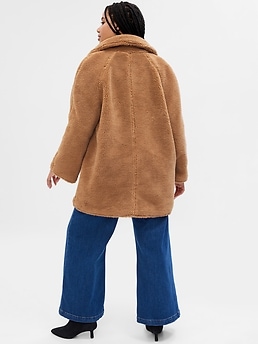 Full length 2024 sherpa coat