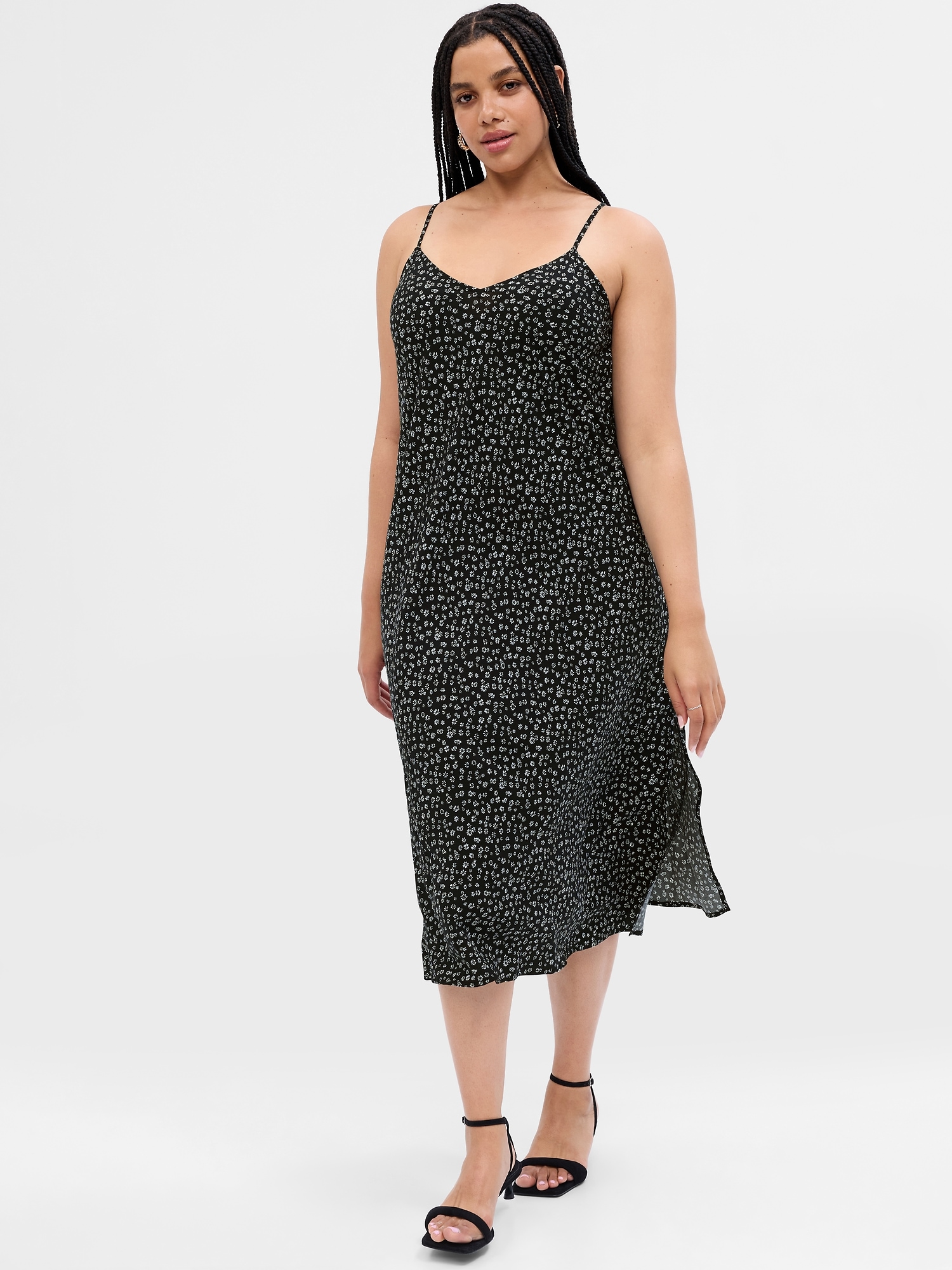 Print Slip Midi Dress | Gap Factory