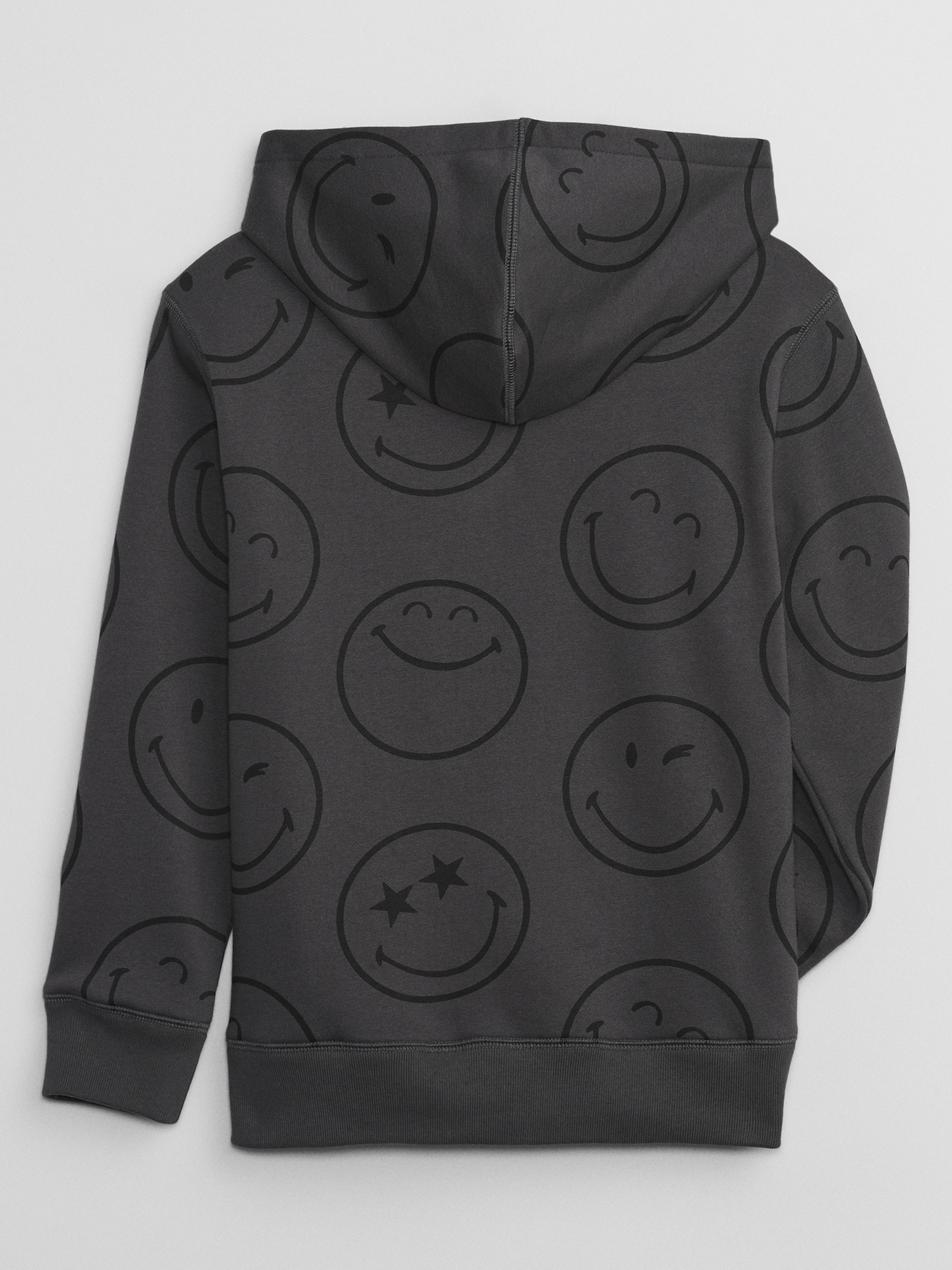 GAP smiley fleece shops pullover sweatshirt