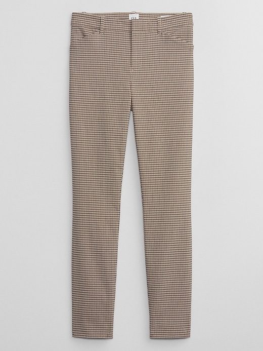 Image number 3 showing, Mid Rise Print Skinny Ankle Pants in Bi-Stretch