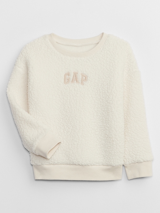 View large product image 1 of 1. babyGap Logo Sherpa Sweatshirt