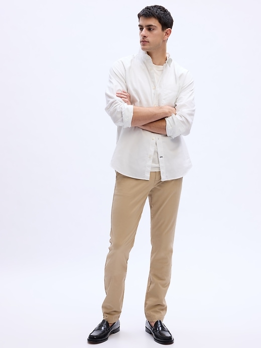 Image number 5 showing, GapFlex Essential Khakis in Skinny Fit