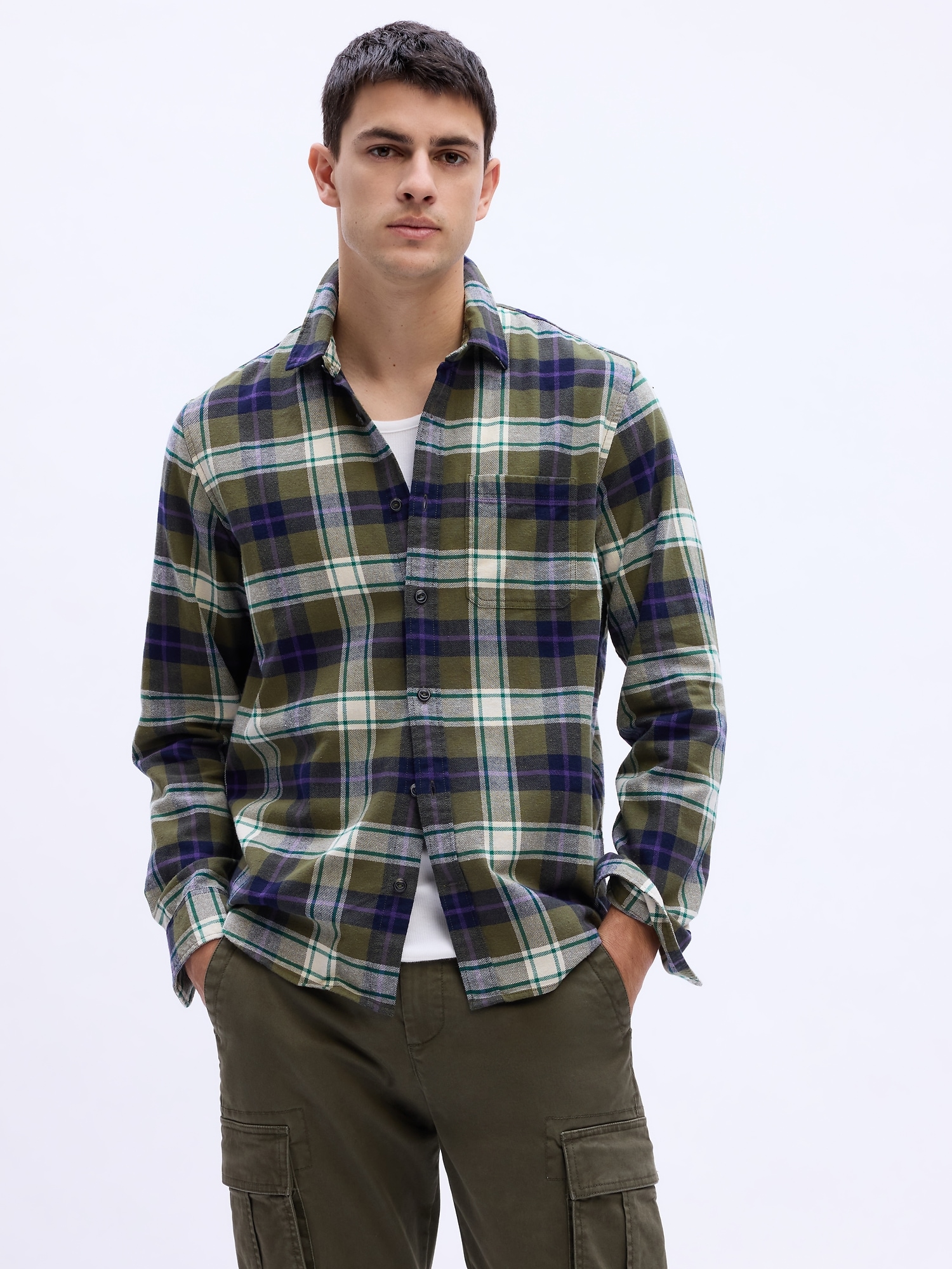 Flannel Shirt in Standard Fit