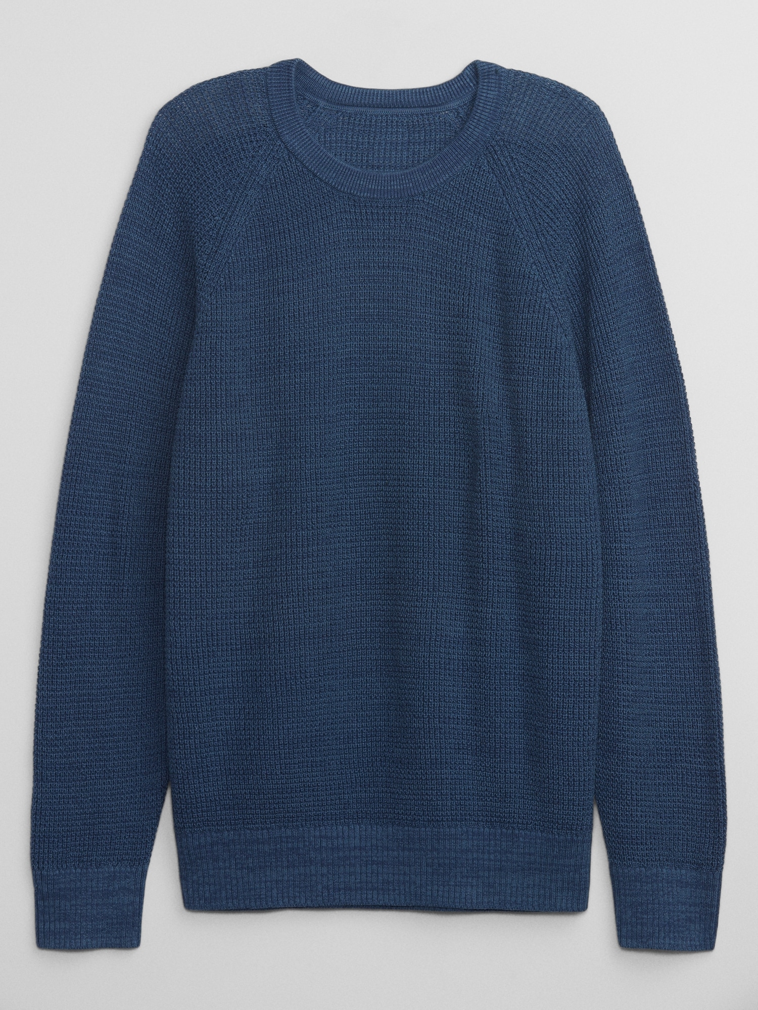 Gap textured best sale crewneck sweater