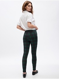 Plaid Ponte Leggings Gap Factory