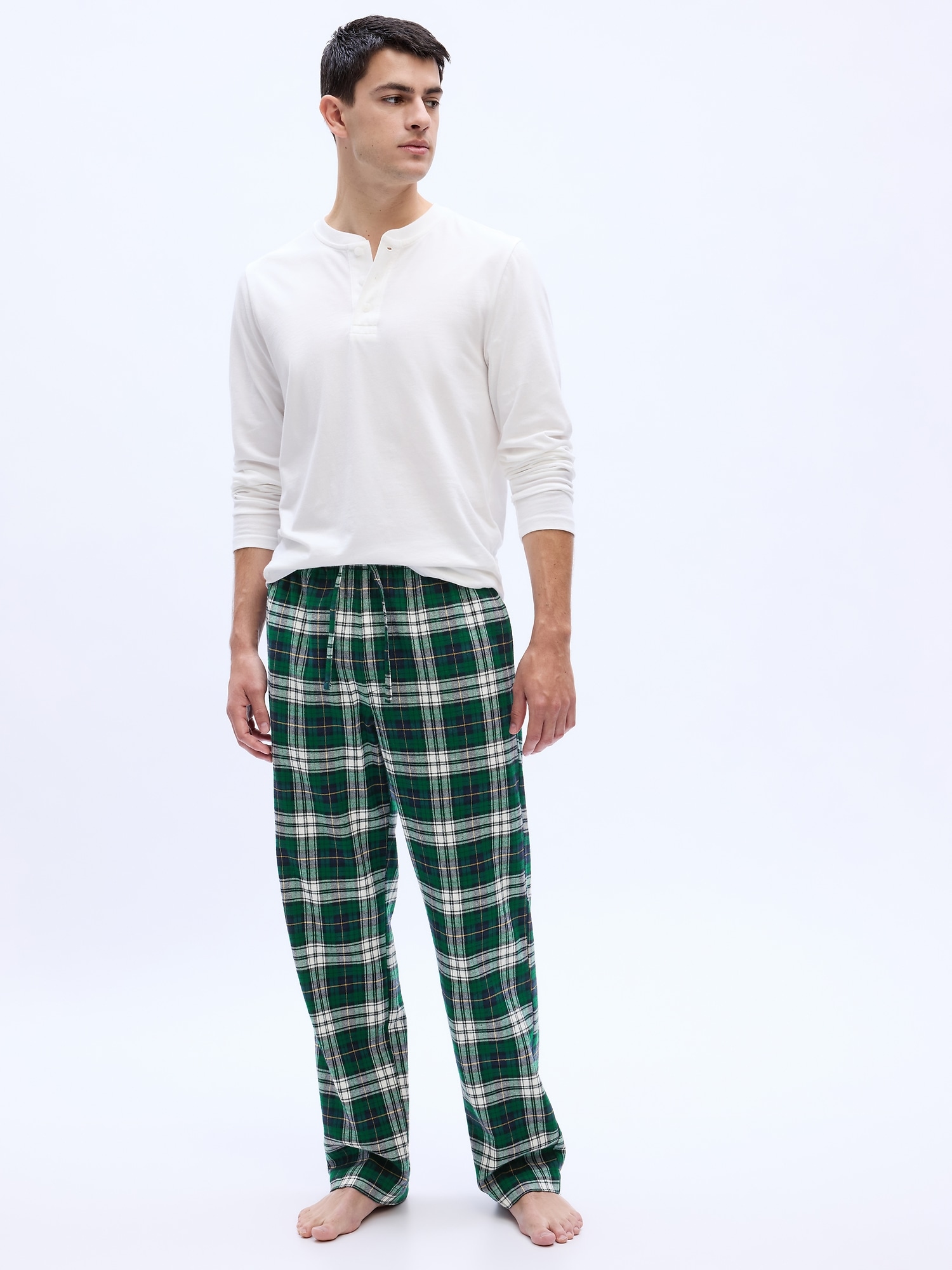 Plaid Pajama Pants for Men