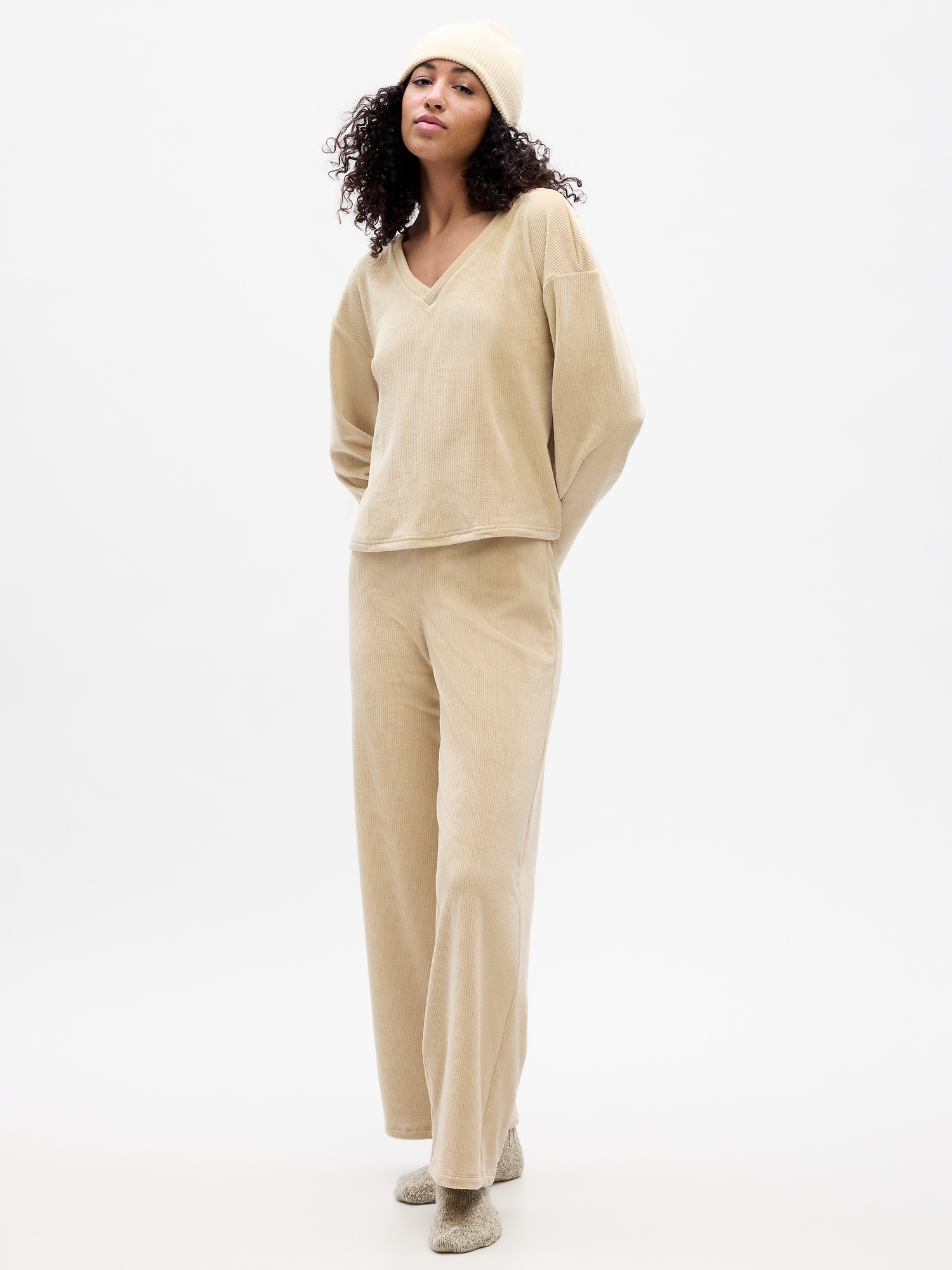 Cozy Ribbed Lounge Pants