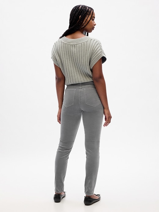 Image number 2 showing, High Rise Universal Velvet Leggings