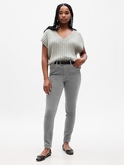 Jeans mujer leggins doble pretina skinny fit - TRICOT