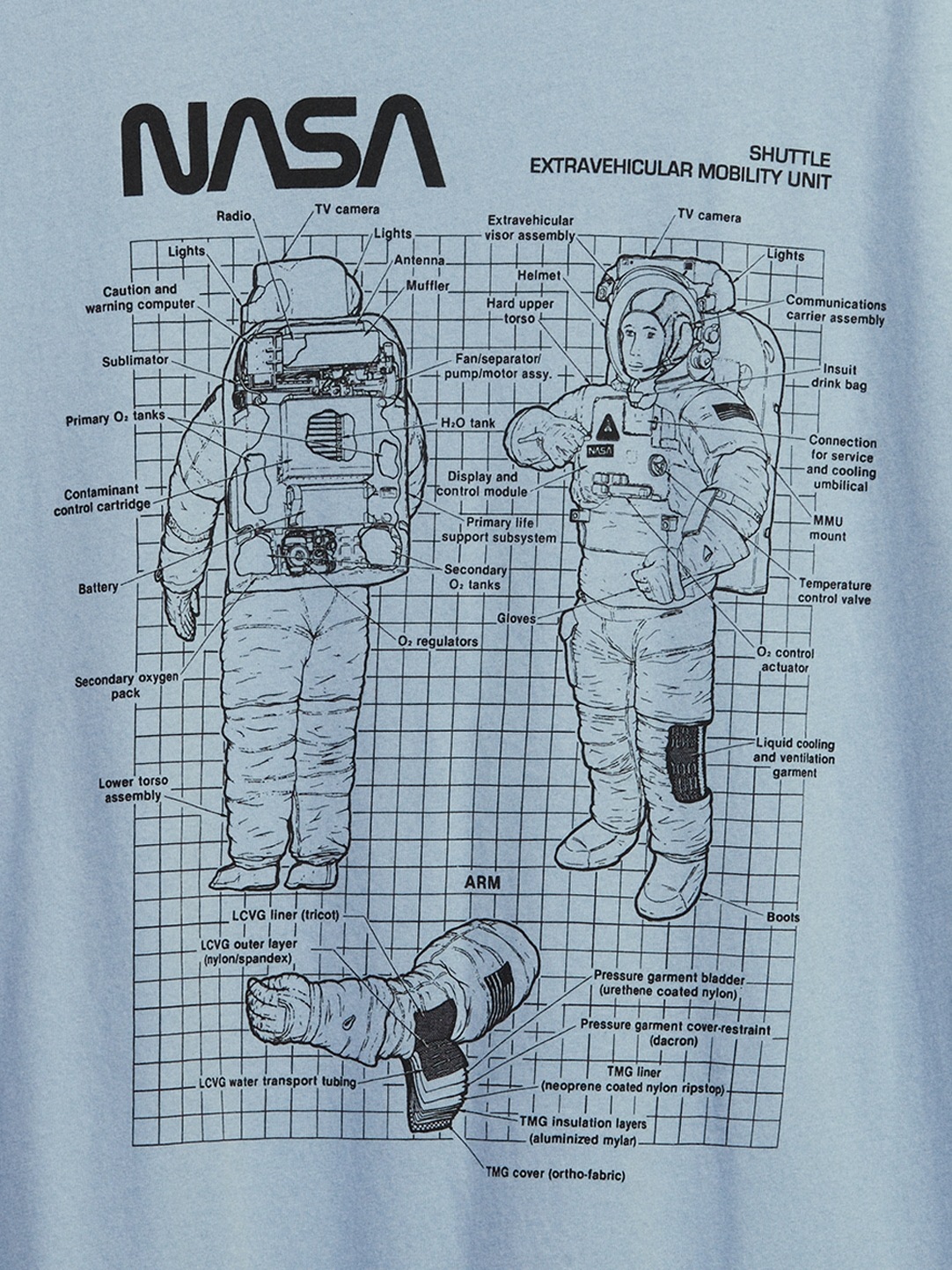 Warning T-Shirt, NASA T-Shirt